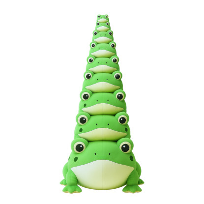 【疊出超萌力】九蛙齊聚，給你「呱」倍驚喜！