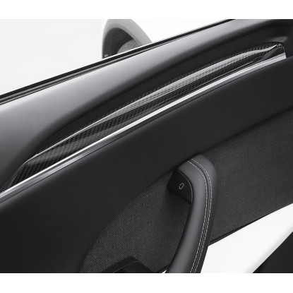 MXS013 正碳纖車門飾板裝飾條（ModelX 專用）